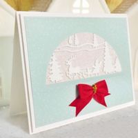 WEIHNACHTSMANN & RENTIER STANZSCHABLONE