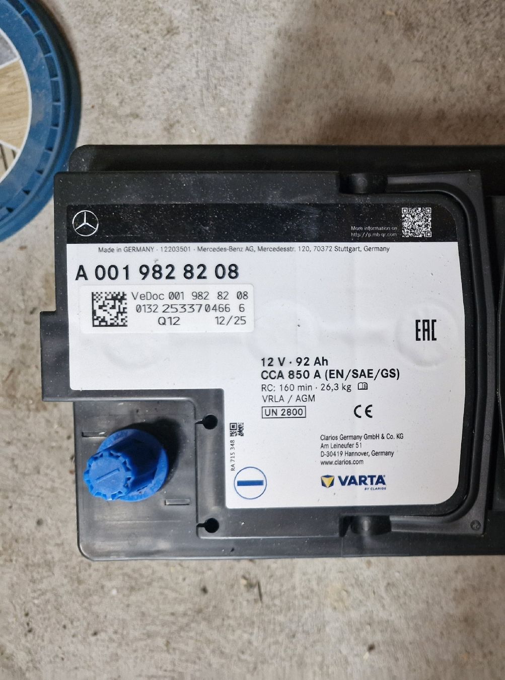 Varta Batteries: Auto Batterie  – D'occasion à Thayngen par t.lenhard74 1