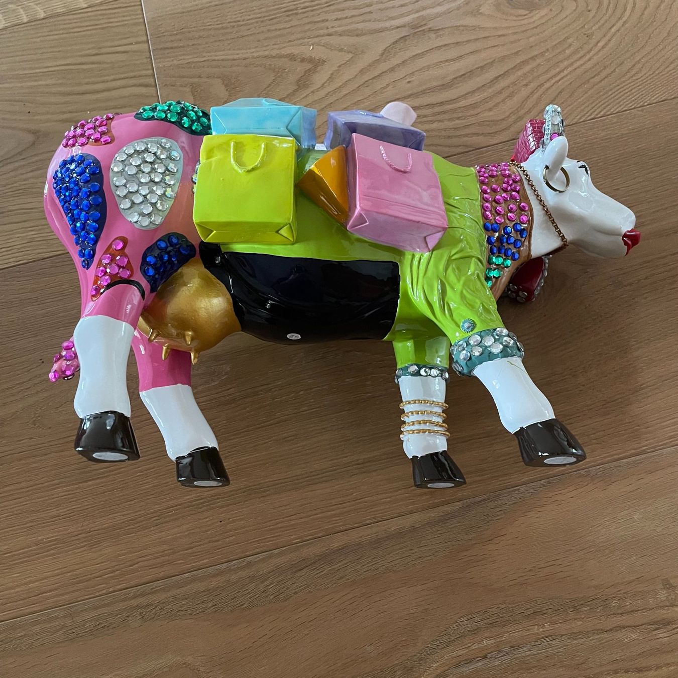 Statuette: Cow Parade Kuh "Ms. Moolevard on the Boulevard" – Usato da Walde AG venduto da Flumsi66 4
