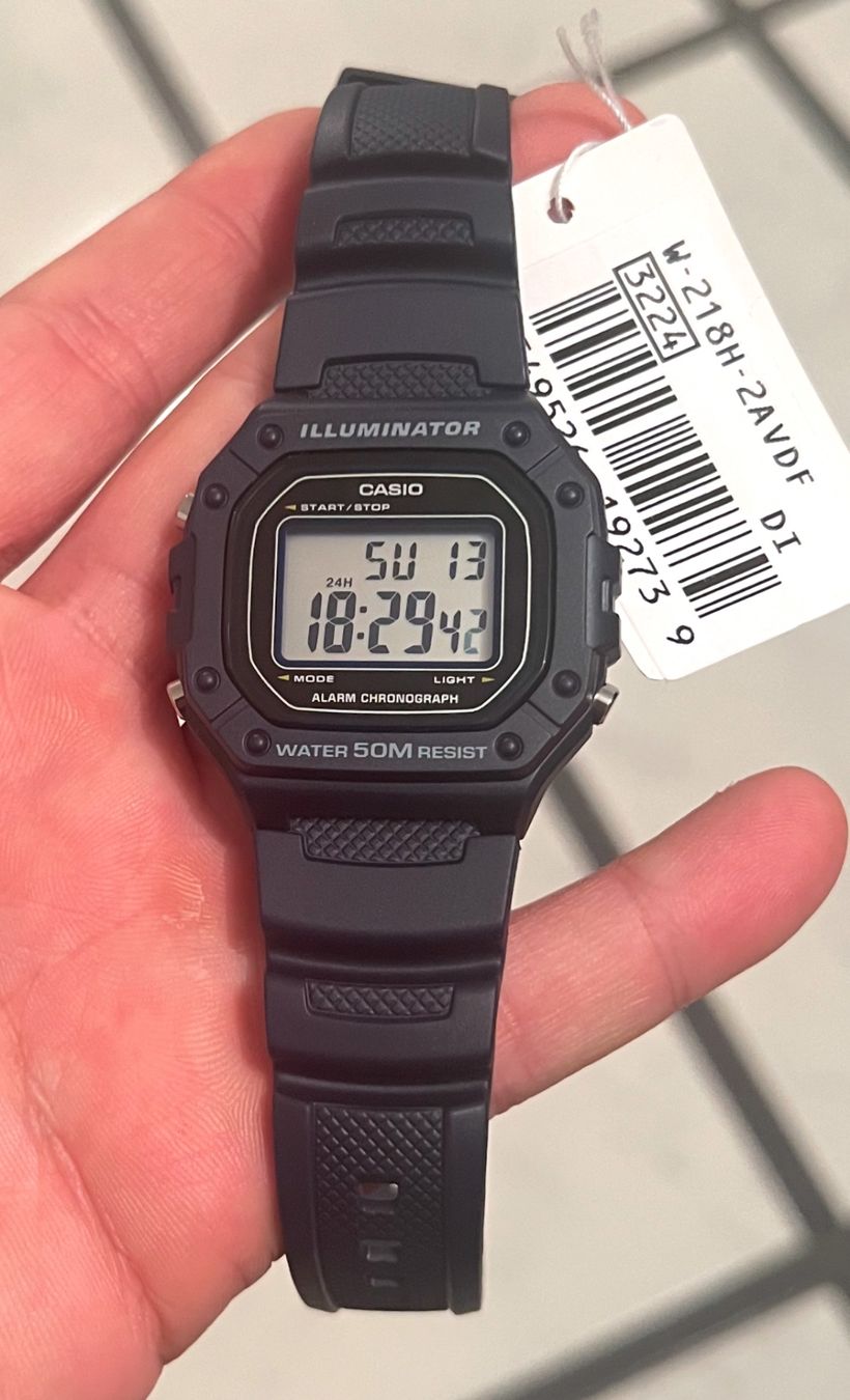 Casio Uhren: Casio Armbanduhren W-218H-2AVDF – Neu und originalverpackt aus Adlikon b.Regensdf von GPITIME