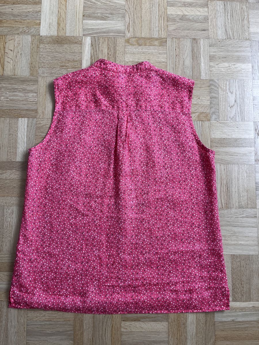 Tops: Blusentop Adagio Gr. M rot gemustert ärmellos – Gebraucht aus Zürich von Kleanthy 5