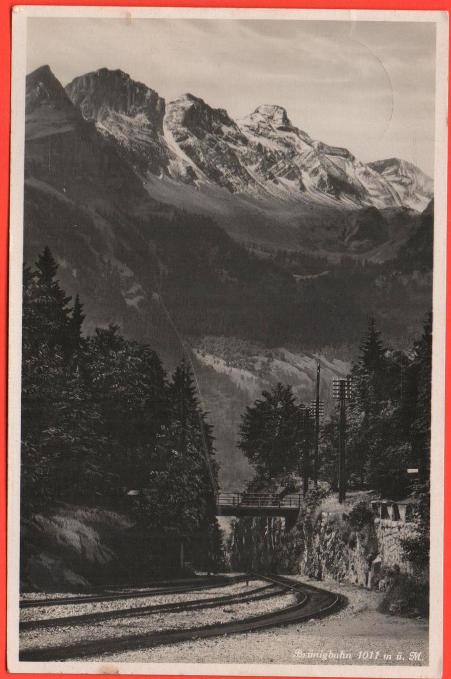 Cartoline postali: BRÜNIGBAHN Stempel Brünig-Hasleberg – Usato da Jona venduto da philajona