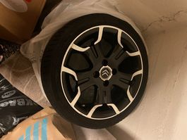 4 Original Citroen felgen 17" mit reifen inkl. (reif70% gut)