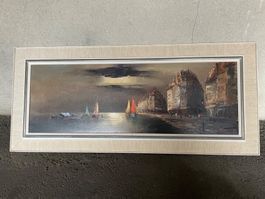 Bild Antikes Ölbild 89 x 33,5