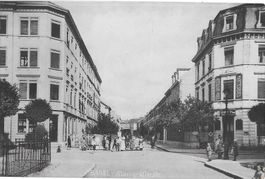 Basel Markgräflerstrasse sehr belebt