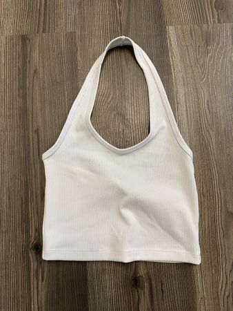 Neckholder Top weiss Gr. S
