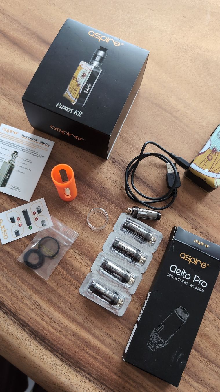 Aspire Altri Prodotti per fumatori: Aspire Puxos Kit mit Cleito Pro Verdampfer – Usato da Kägiswil venduto da vagre88 1