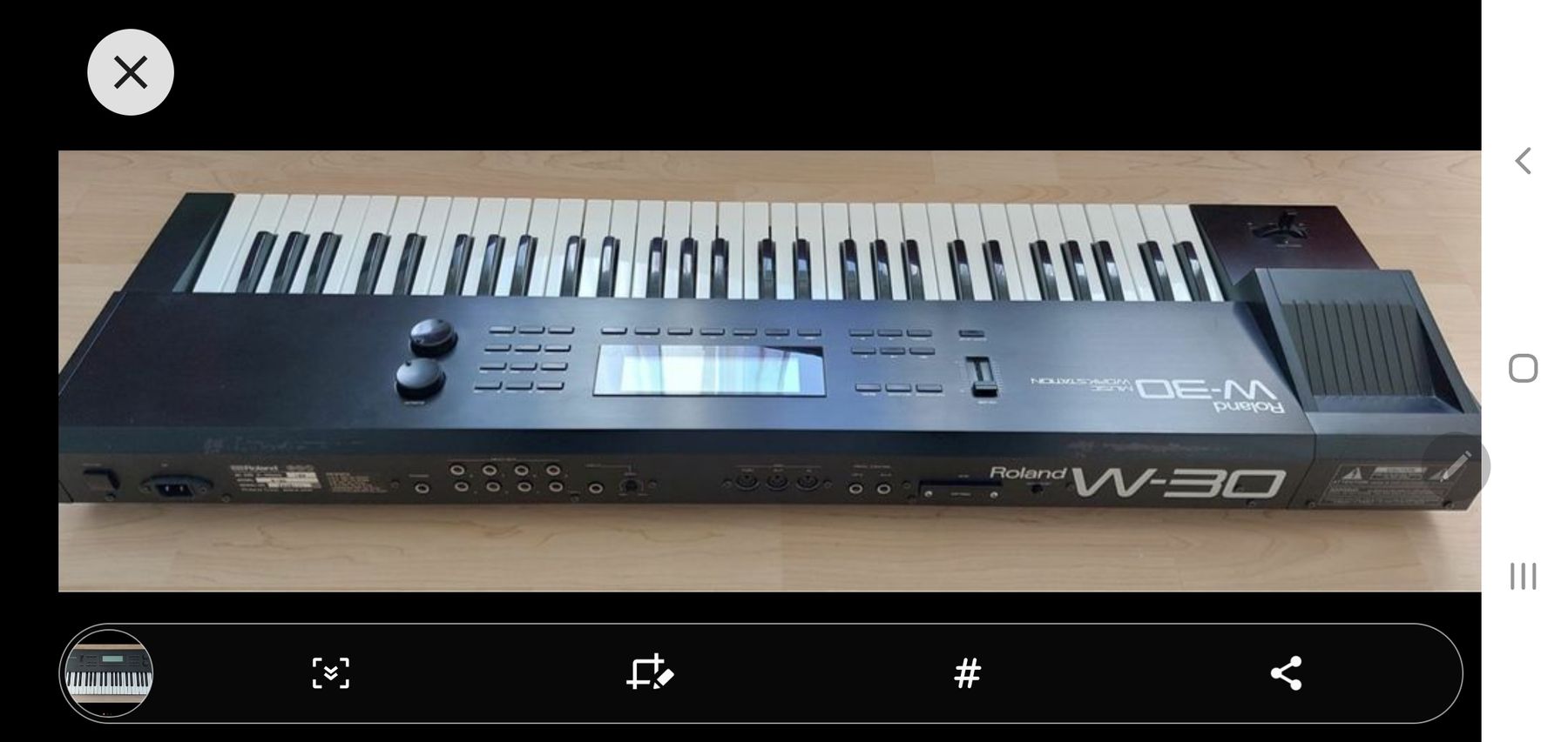 Roland Strumenti musicali: Roland W-30 Musik Workstation Keyboard Synthesizer – Usato da Muri AG venduto da Jeromia 1