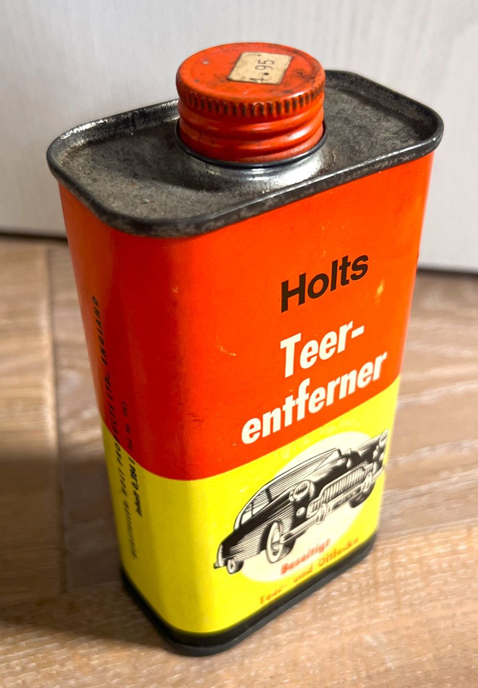 Dosen: alte Blechflasche Blechdose "Holts Teerentferner" Oldtimer – Gebraucht aus Rothrist von Brandystar 1