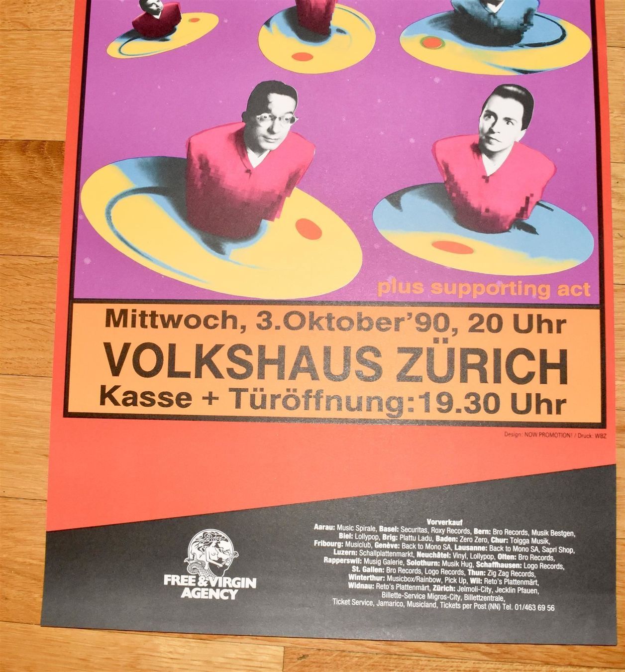 Dischi in vinile: DEVO Konzert-Plakat Zürich 1990 ORGINAL – Usato da Pfaffhausen venduto da mono_rec 3