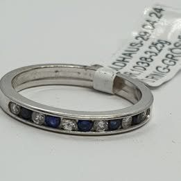 Anelli: Echt 18K Gold - Diamant, Saphir Ring – Usato da Luzern venduto da Luzern-Goldhaus 4