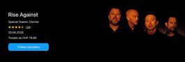 2 Konzerttickets Rise Against und Donots