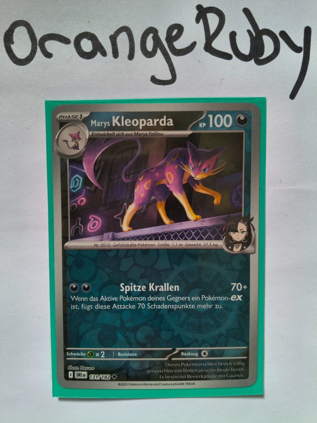Pokémon Carte collezionabili: Marys Kleoparda 131/182 REVERSE Ewige Rivalen DRI Deutsch – Usato da St. Gallen venduto da OrangeRuby