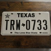 🇺🇸 U.S. Autoschild, Texas TRW 0733 - ORIGINAL