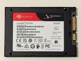 Seagate IronWolf 125 2.5" NAS SSD 500GB (fast neu!)