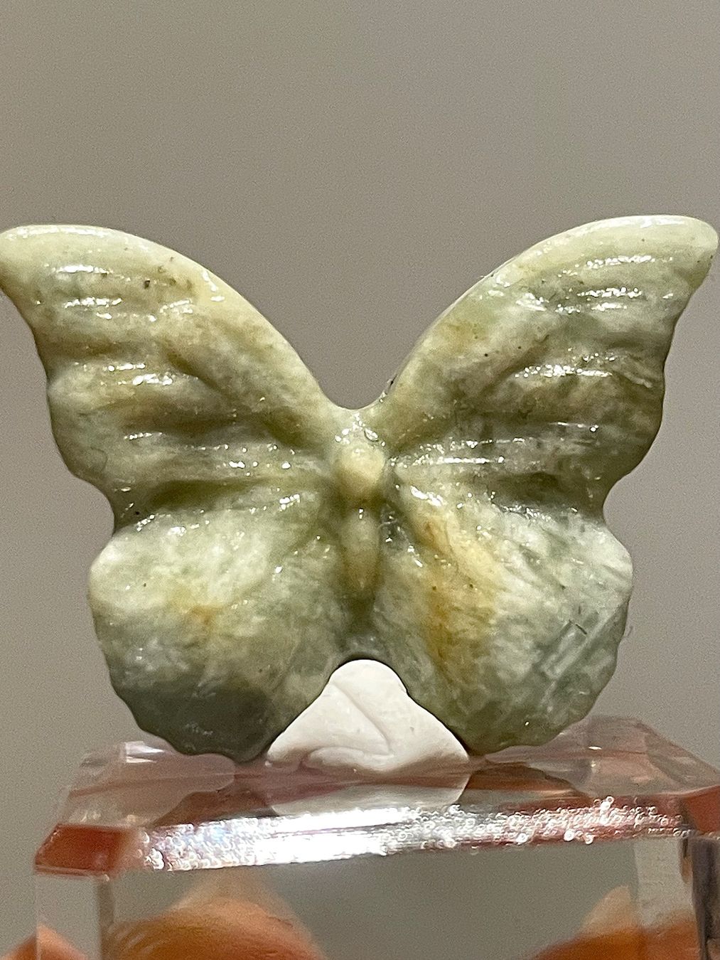 Ciondoli: Echte chinesische -Jade Schmetterling Ca.2cm – Nuovo (secondo la descrizione) da Schiers venduto da sisikristall 4