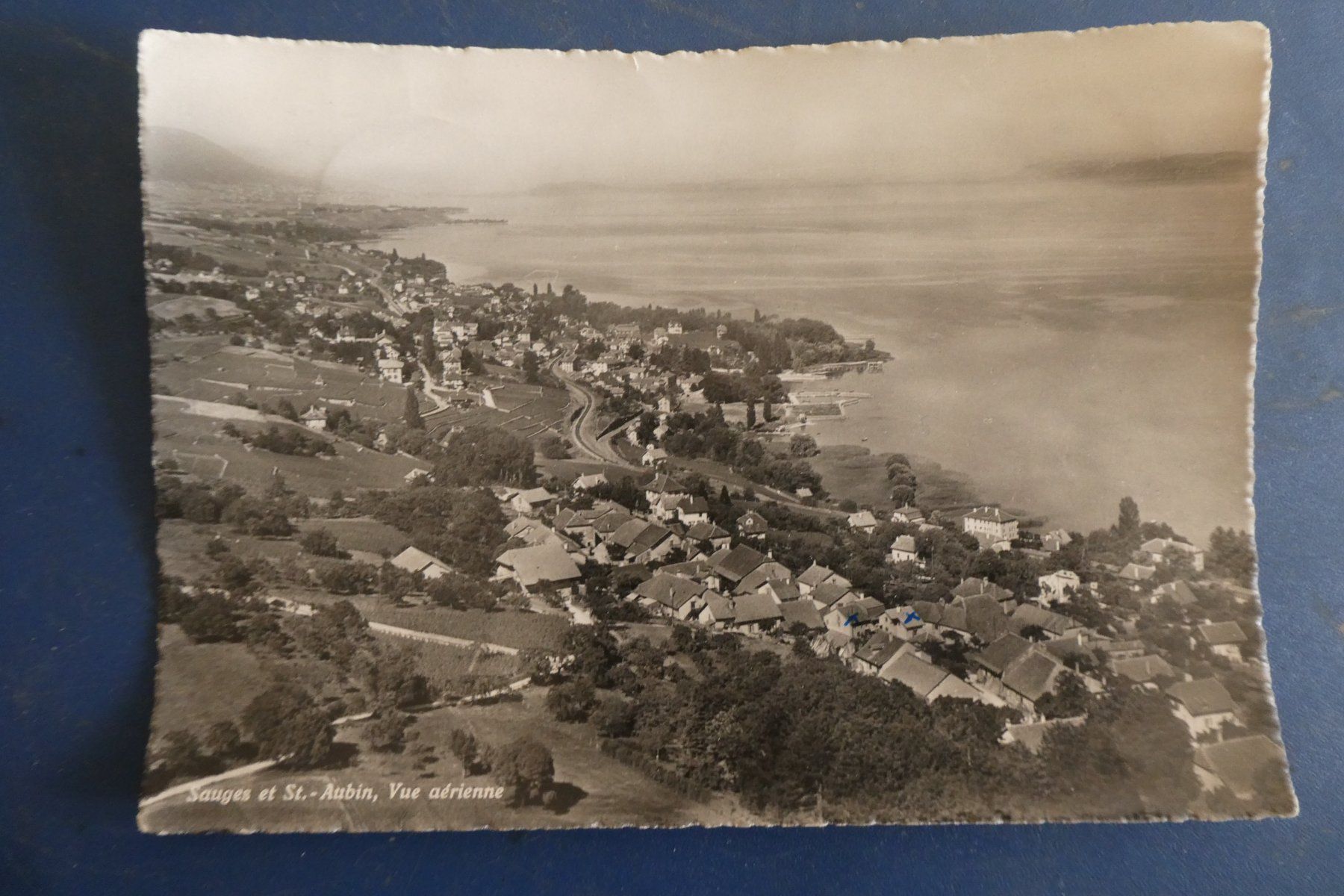 Cartoline postali: St Aubin , Sauge – Usato da Fontaines NE venduto da monloisir