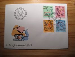 Pro Juventute 1988 FDC