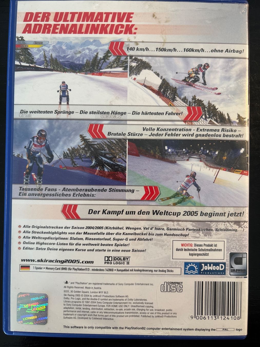 Ski Racing 2005 - Playstation 2 - Hermann Maier Rennspiel (Gebraucht ...