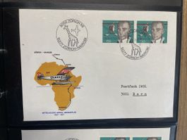 Mittelholzer Afrika Flug Gedenkflug 1927-1977 Briefmarke 58