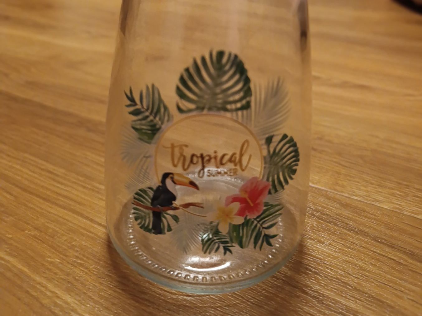 Gourdes & Thermos: Glasflasche Tropical mit Deckel – Neuf (Voir description) à Silvaplana par Suomi3101 1