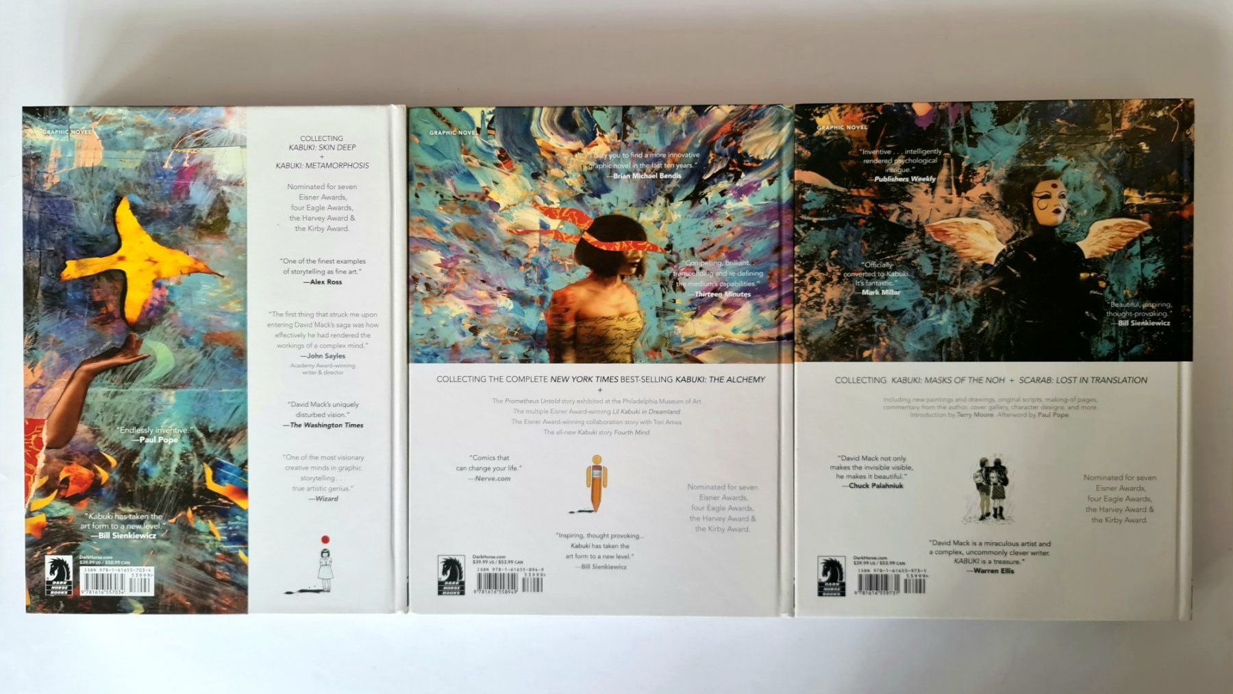 BD: David Mack, Kabuki Library Edition Comic Bücher 2-4 – D'occasion à Aesch BL par pri_fp8t 1