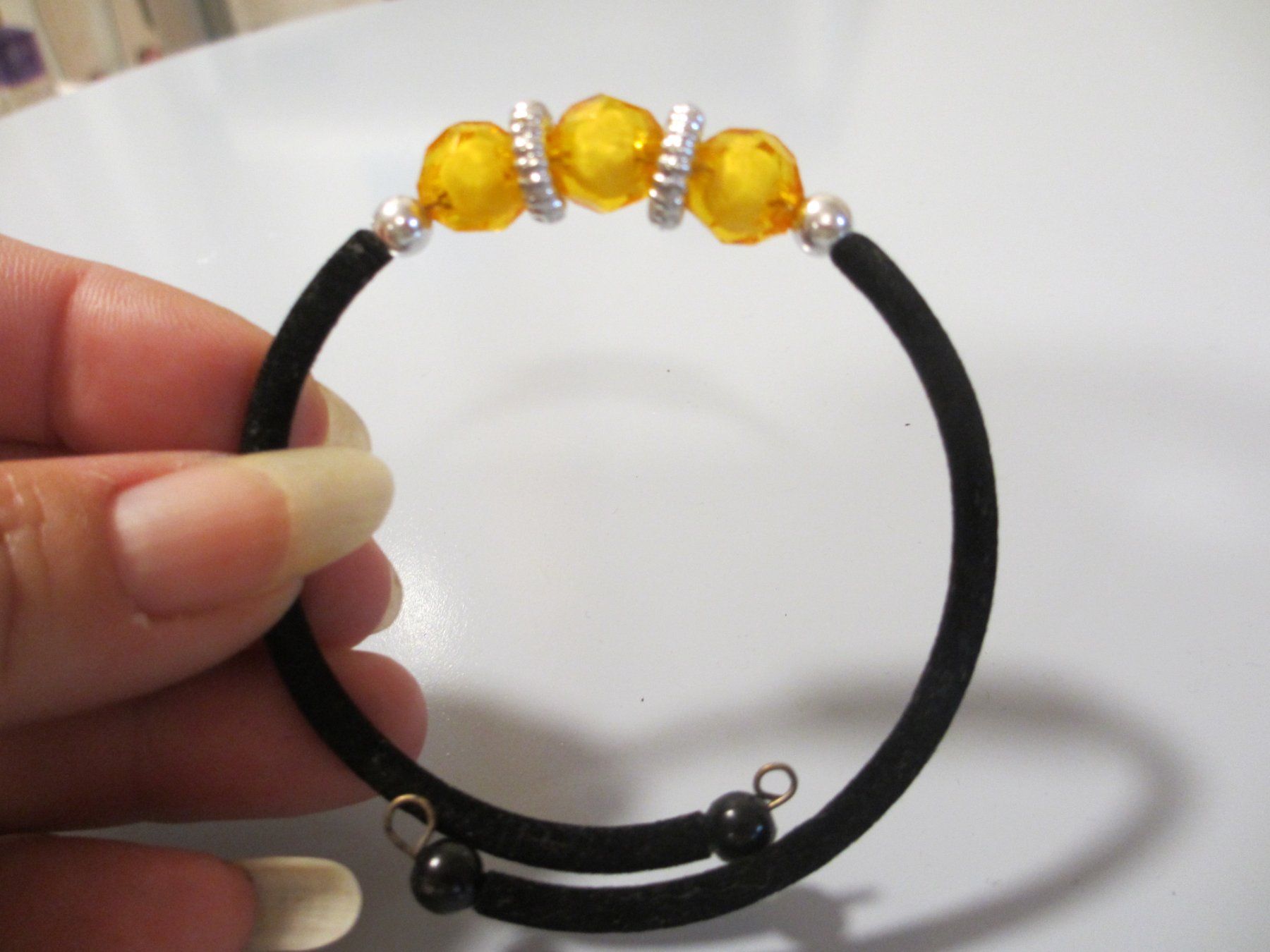 Bracciali & Braccialetti: Armschmuck mit gelben Schmucksteinen – Nuovo (secondo la descrizione) da Herisau venduto da fan_h9qj 1