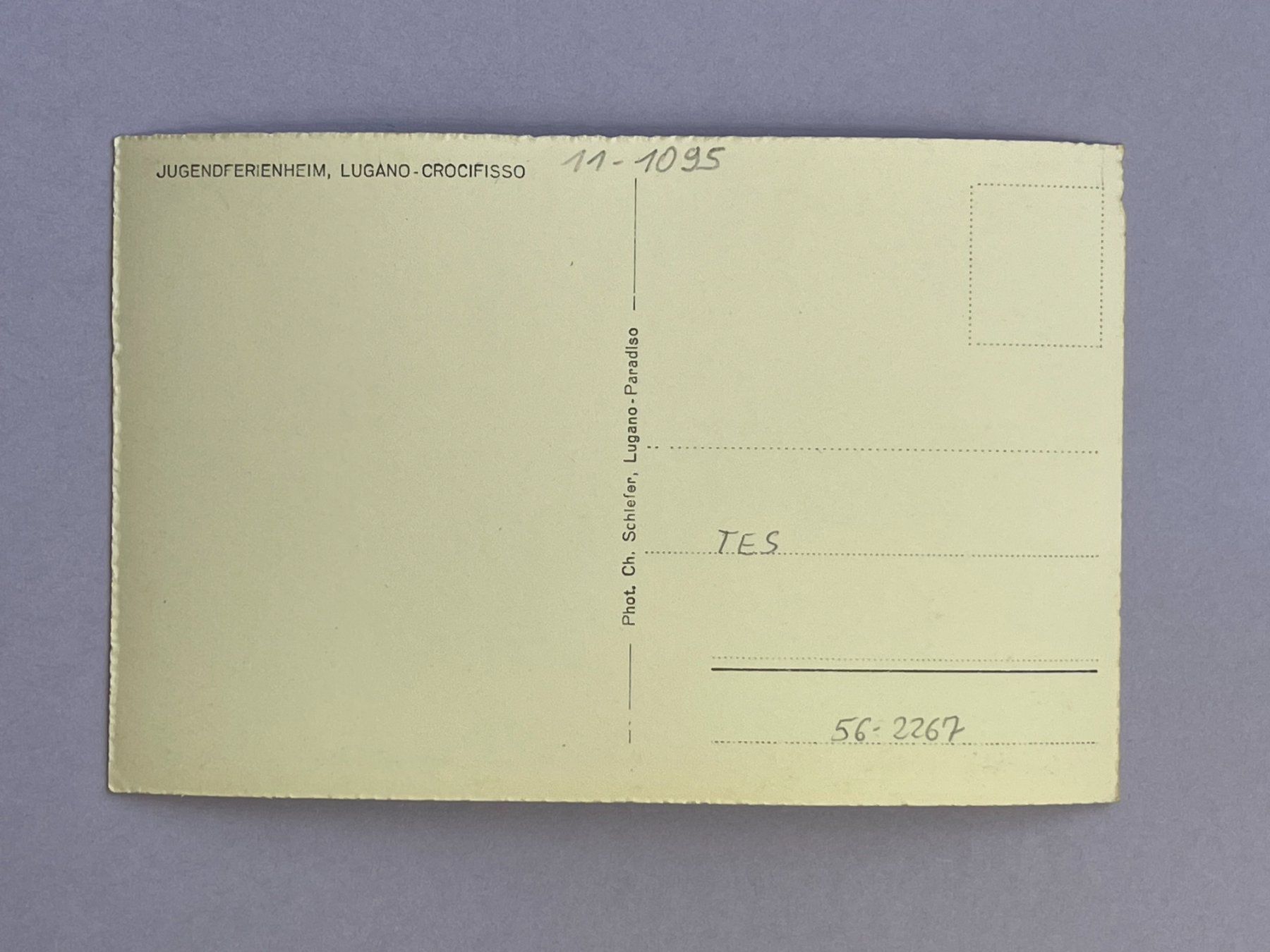 Ansichtskarten: Lugano-Crocifisso - Jugendferienheim – Gebraucht aus Steg VS von danwer74 1