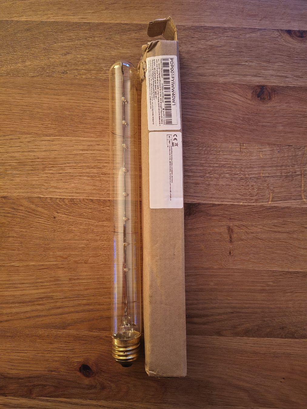 Lampade: Edison Tungsten Filament Bulb T30 Long Decorative Bulb – Nuovo e nell'imballaggio originale da Berikon venduto da sil_6ym8 1