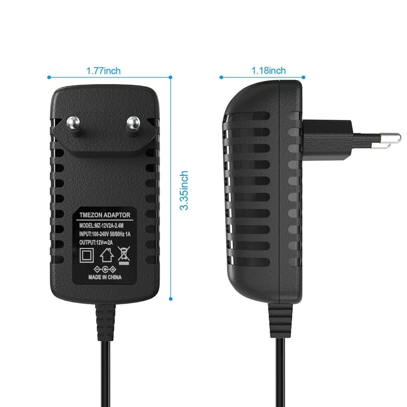Caricabatterie: Ladegerät 12V 2A AC/DC 24W Transformator Power Adapter – Nuovo (secondo la descrizione) da Kirchdorf AG venduto da Aarereussshop 7