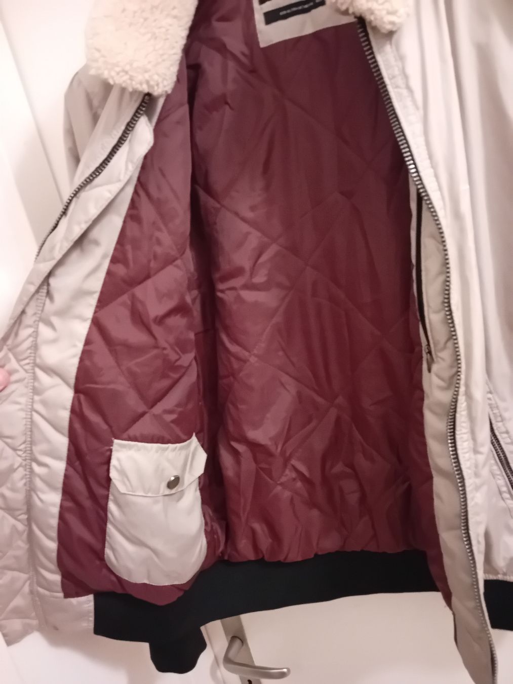 Zara Giacche: ZARA Herren Bomberjacke Sommer Teddyfutter Übergangsjacke M – Nuovo (secondo la descrizione) da Effretikon venduto da SEMOUNA 4