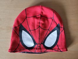 Spiderman Mütze Kappe zum Wenden rot / schwarz