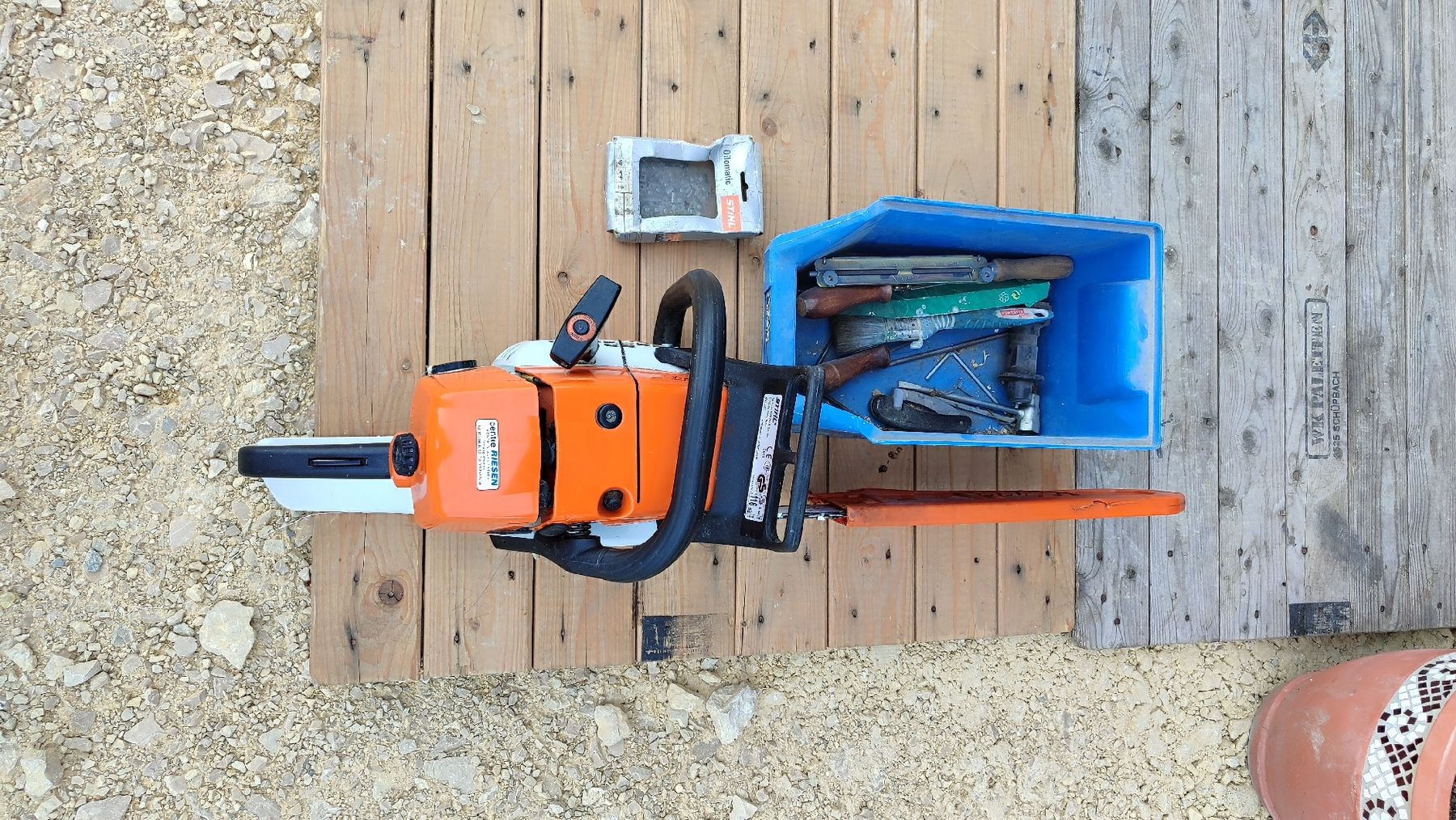 Stihl Seghe: tronçonneuse STIHL ms 341 – Usato da Ménières venduto da Atelier230 2