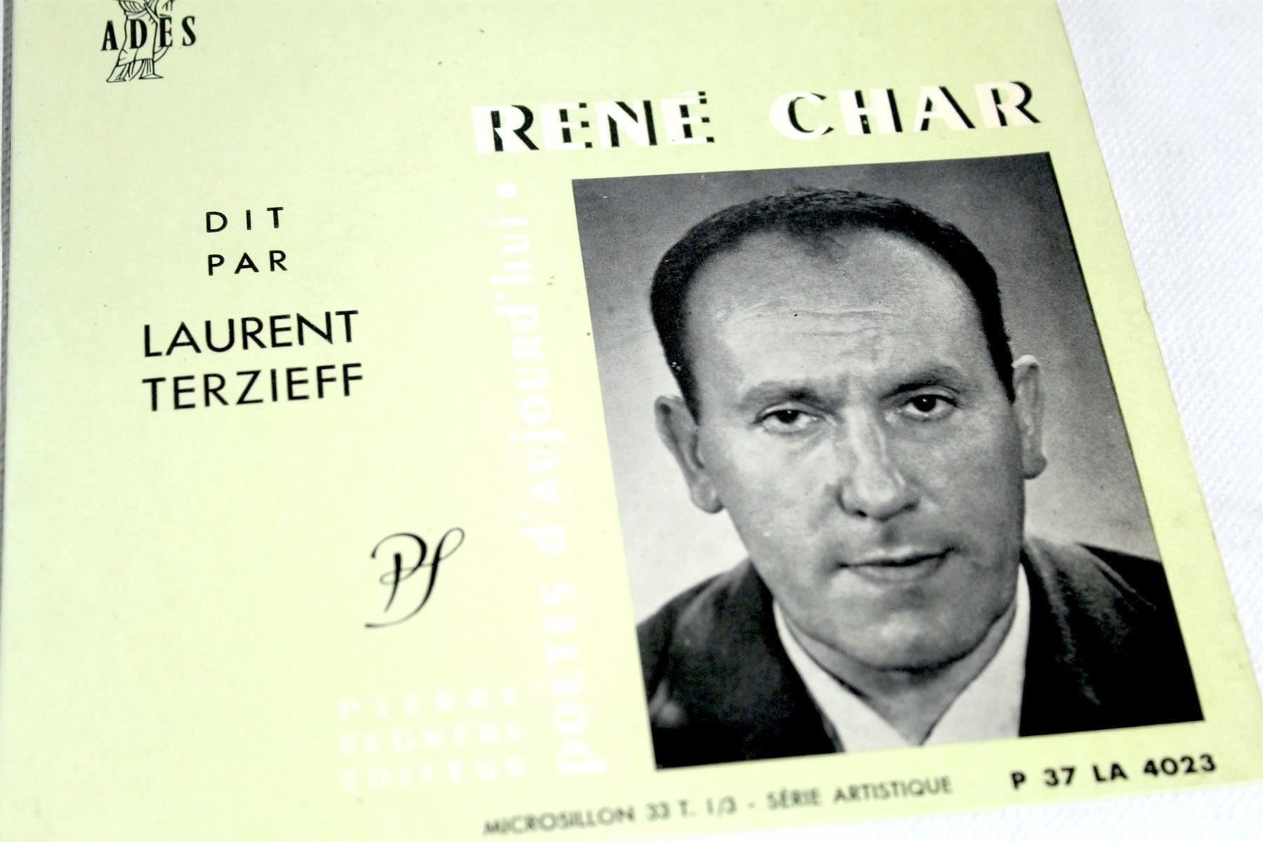 CD: RENE CHAR: Dit Par Laurent Terzieff – Usato da Bern venduto da vinyl-heaven 8