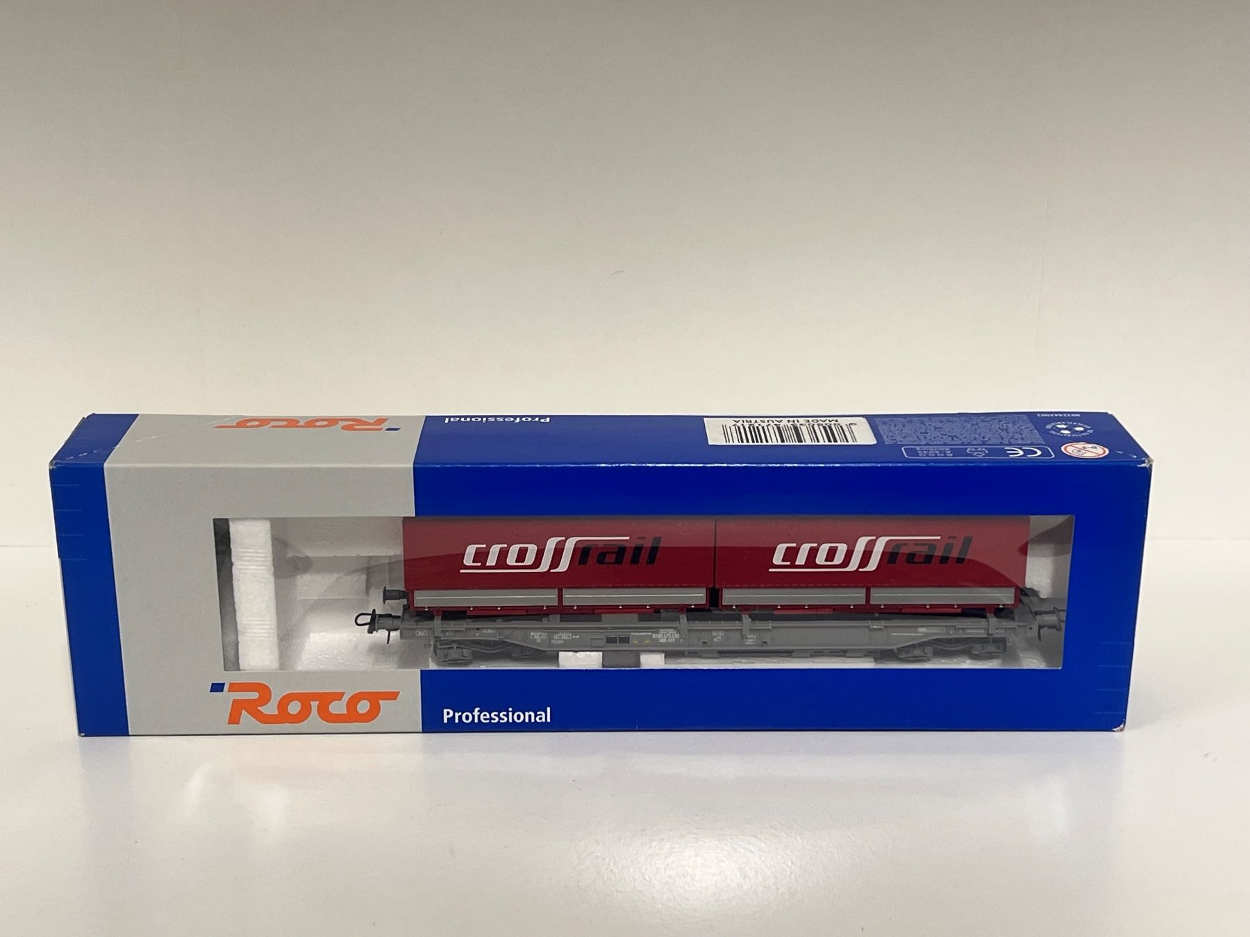 Roco Modellini di ferrovie: Roco 47121  SBB crossrail  H0 DC – Nuovo e nell'imballaggio originale da Geroldswil venduto da TopTrain54
