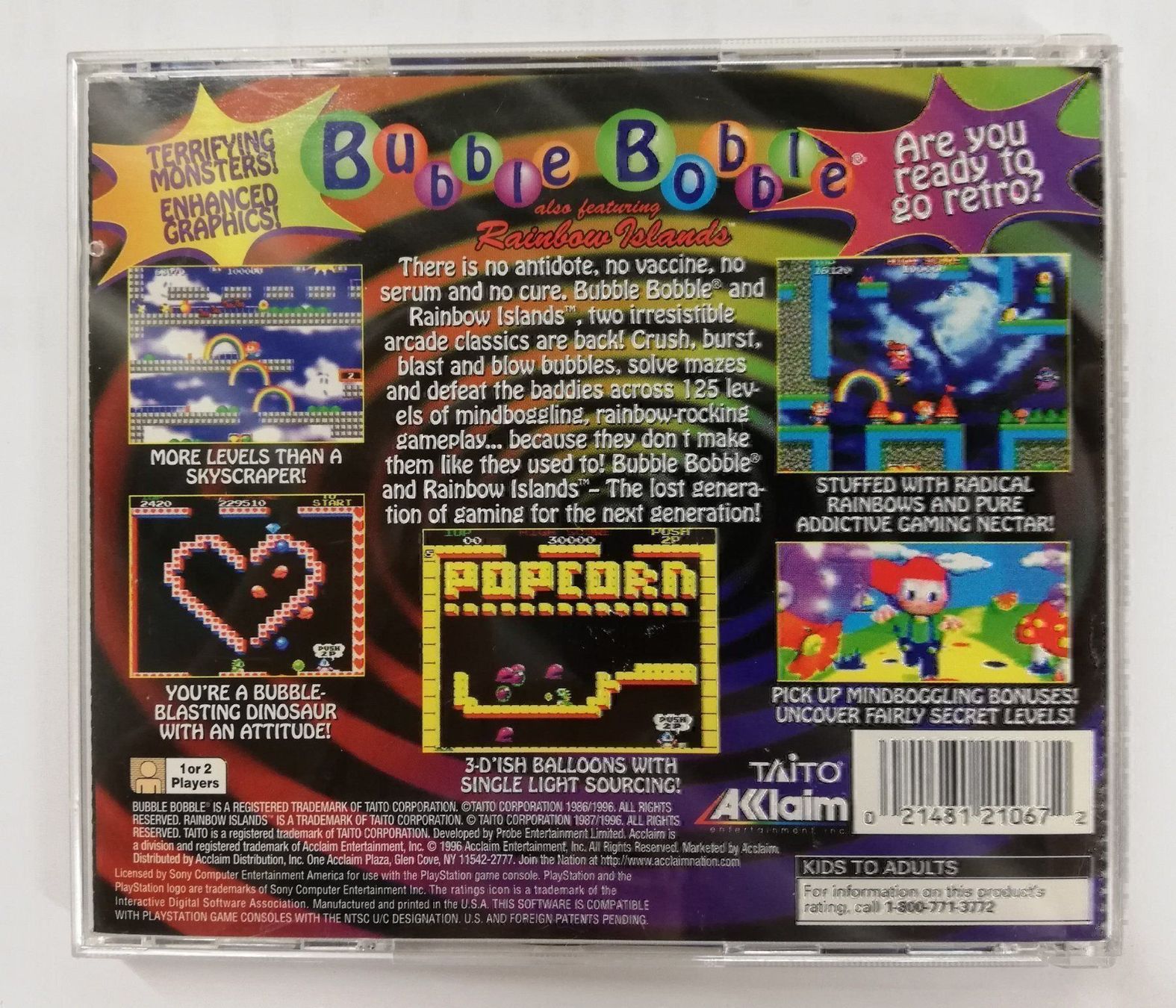 Sony Giochi: Bubble Bobble PS1 PSX Playstation – Usato da St. Gallen venduto da zorro_dc 1