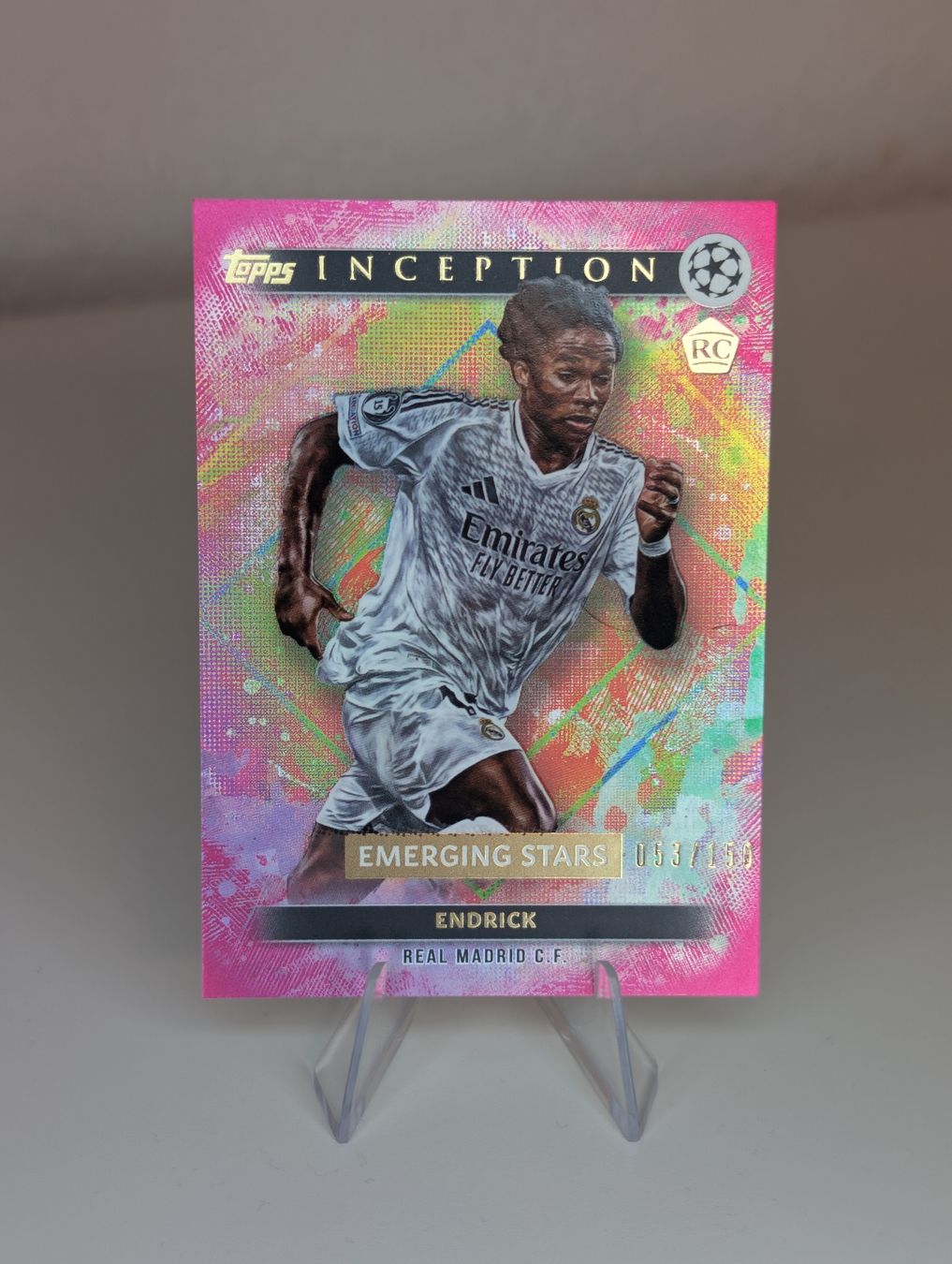 Topps Carte collezionabili: Endrick RC 053/150 Real Madrid Topps Inception  – Nuovo (secondo la descrizione) da Hunzenschwil venduto da BRPCards
