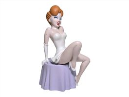 Jessica Rabbit Figur Demone Merveilles Roger Rabbit 1998