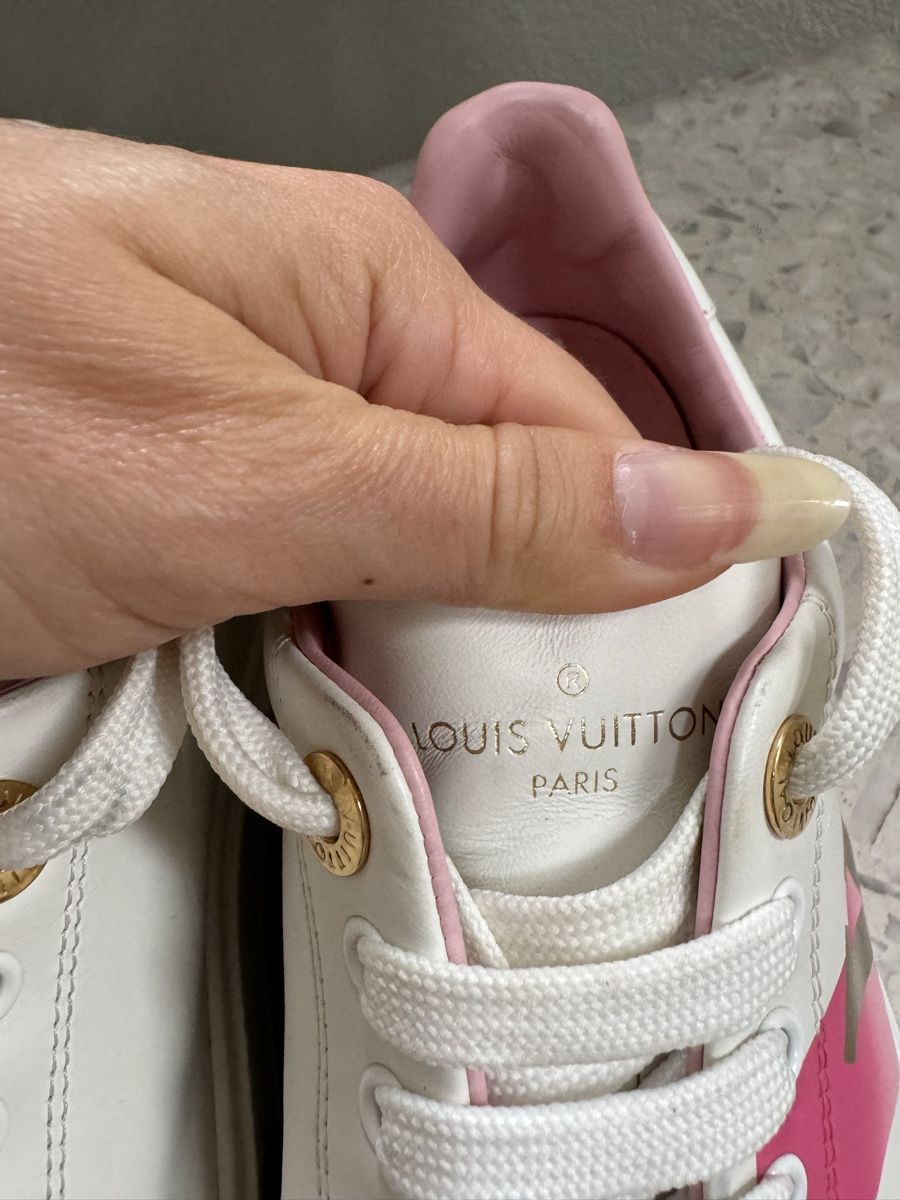 Louis Vuitton Scarpe da donna: Louis Vuitton Sneakers White Pink – Usato da Bevaix venduto da Charlene18 4