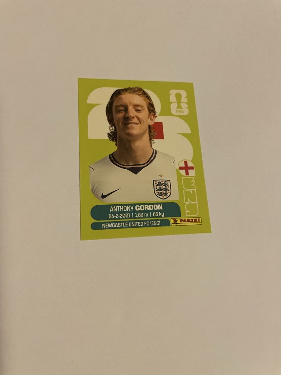 Panini Carte collezionabili: FIFA WM 2026 Anthony Gordon ENG 15 – Nuovo (secondo la descrizione) da Winterthur venduto da Cobraforce