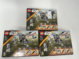 3x LEGO Star Wars 75345 501st Clone Troopers Battle Pack OVP