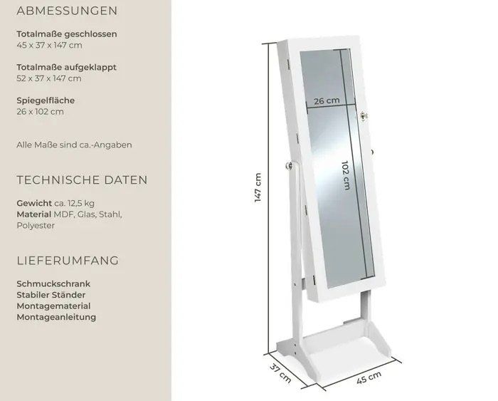 Specchi: Spiegel Schmuckschrank – Nuovo e nell'imballaggio originale da Bern venduto da Kraehe1 2