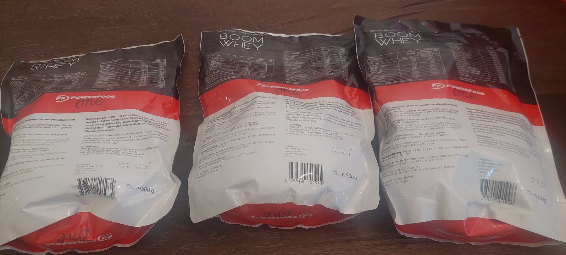 Lebensmittel & Spezialitäten: Boom whey 500gr 3 Geschmacksrichtungen – Gebraucht aus Seuzach von House7 1