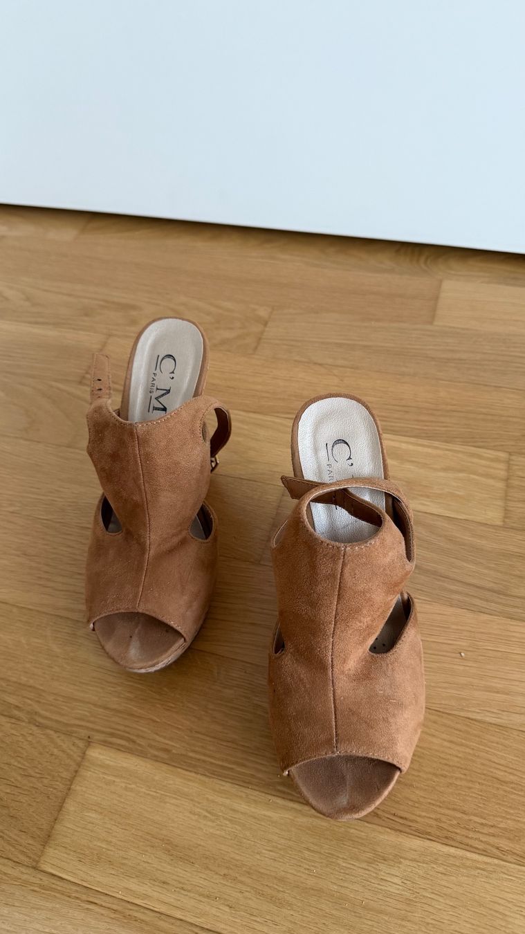 Damenschuhe: Keilabsatz Sandalen C.M. braun Grösse 37 – Gebraucht aus Ammerswil AG von Diki.S 2