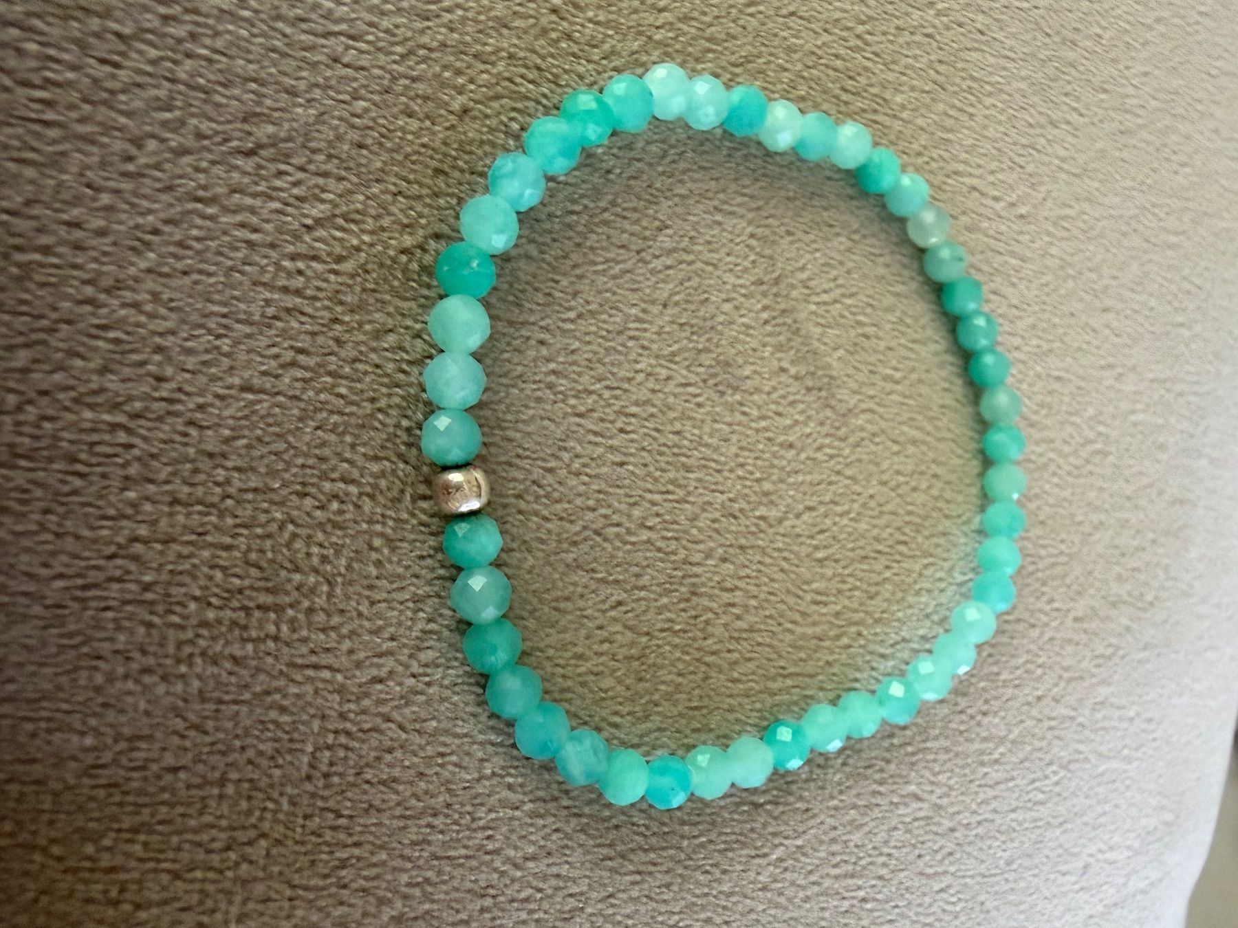 Bracciali & Braccialetti: Natural Amazonite bracelet – Nuovo (secondo la descrizione) da Zürich venduto da ghe_k58z 1