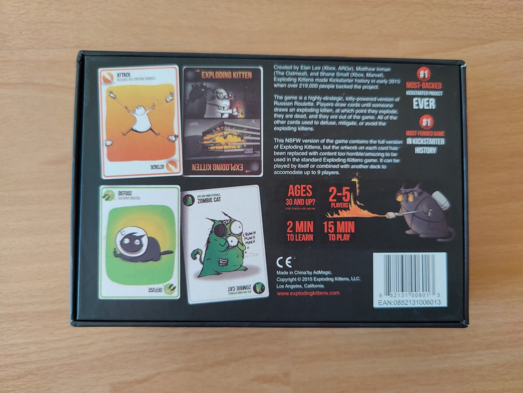 Giochi: Exploding Kittens NSFW Edition - Kartenspiel Englisch – Usato da Niederteufen venduto da C_Latura 1