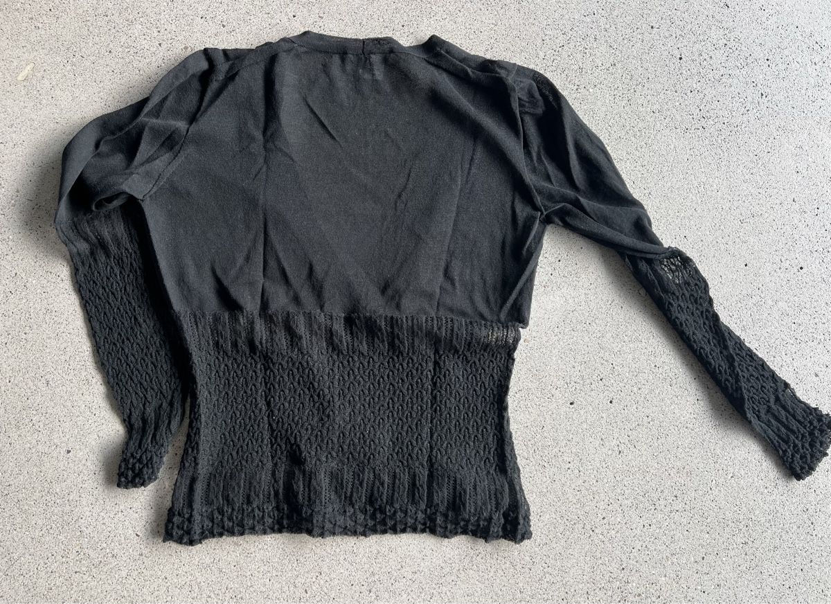 Giacche: Leichte Spitzenstrickjscke schwarz – Nuovo e nell'imballaggio originale da Richterswil venduto da Solemare47Nicole 1