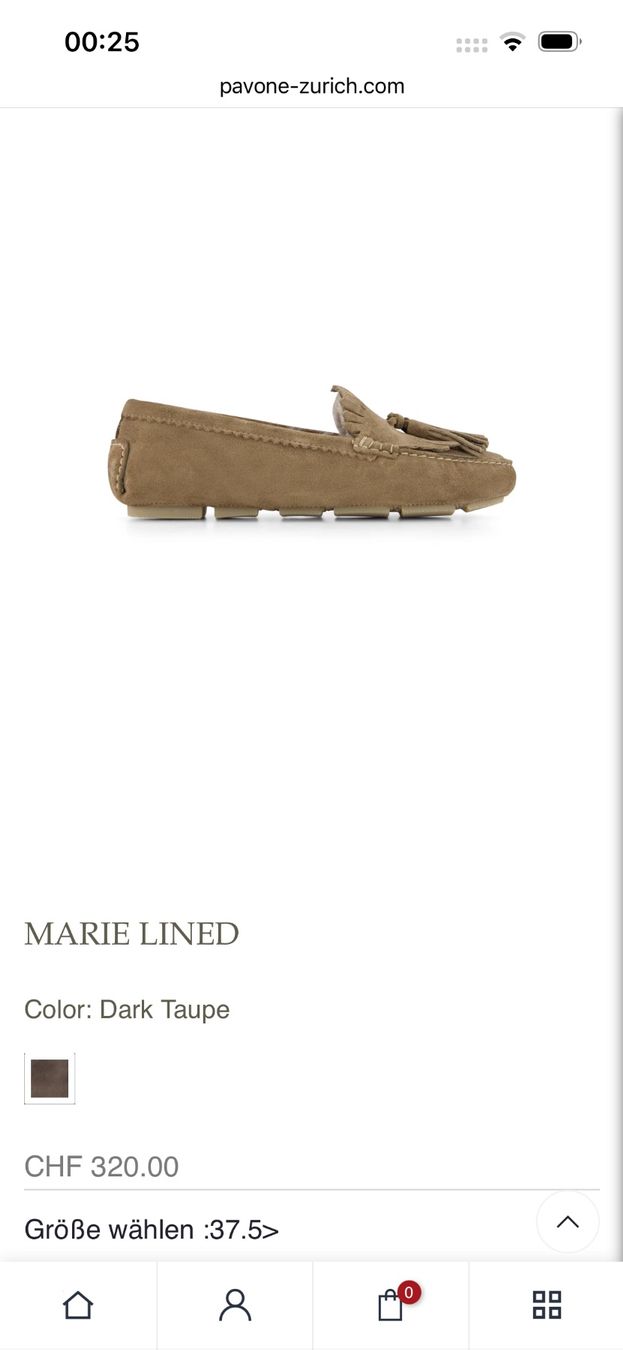Scarpe da donna: Pavone Zurich Mokassin – Nuovo (secondo la descrizione) da Menzingen venduto da Mypersonalshopp 1