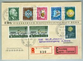 1948 Schweiz Bedarfspost