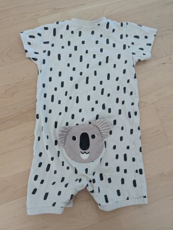 Lindex Sommer Baby Pyjama/Jumpsuit mit Koala Grösse 86